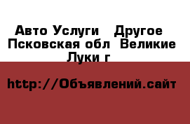 Авто Услуги - Другое. Псковская обл.,Великие Луки г.